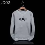 air jordan sweater long sleeved basketball clothes jordan small gray jd02